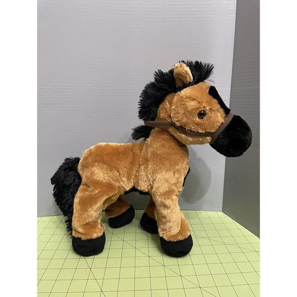 Dan Dee Collectors Choice Walking Horse With Sounds ~ Works! Brown Black - Picture 2 of 11